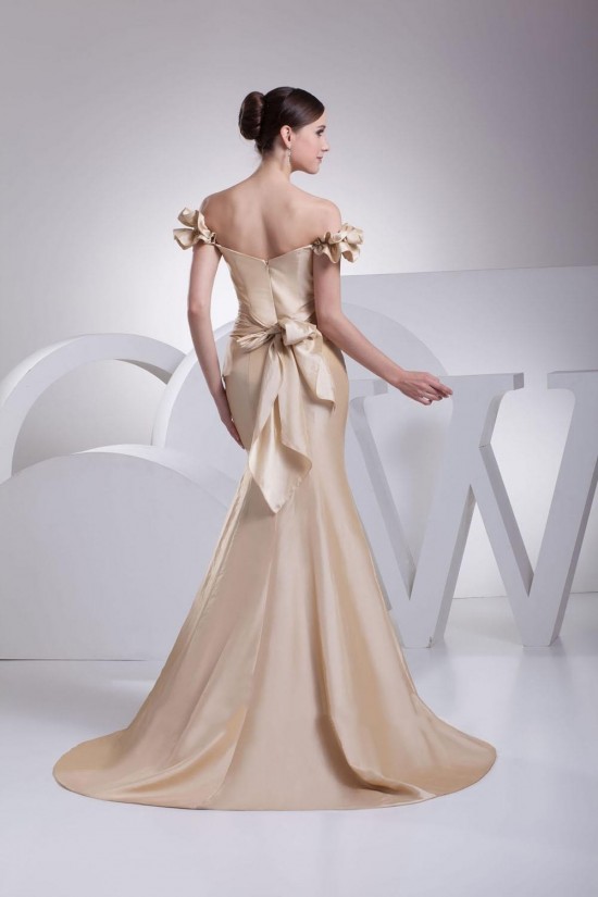 Trumpet/Mermaid Off-the-Shoulder Long Prom Evening Dresses ED010774 Trumpet/Mermaid Off-the-Shoulder Long Prom Evening Dresses ED010774