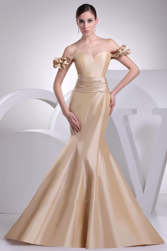Trumpet/Mermaid Off-the-Shoulder Long Prom Evening Dresses ED010774 Trumpet/Mermaid Off-the-Shoulder Long Prom Evening Dresses ED010774
