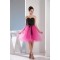 Beaded Sweetheart Black Pink Short Cocktail Party Dresses ED010777