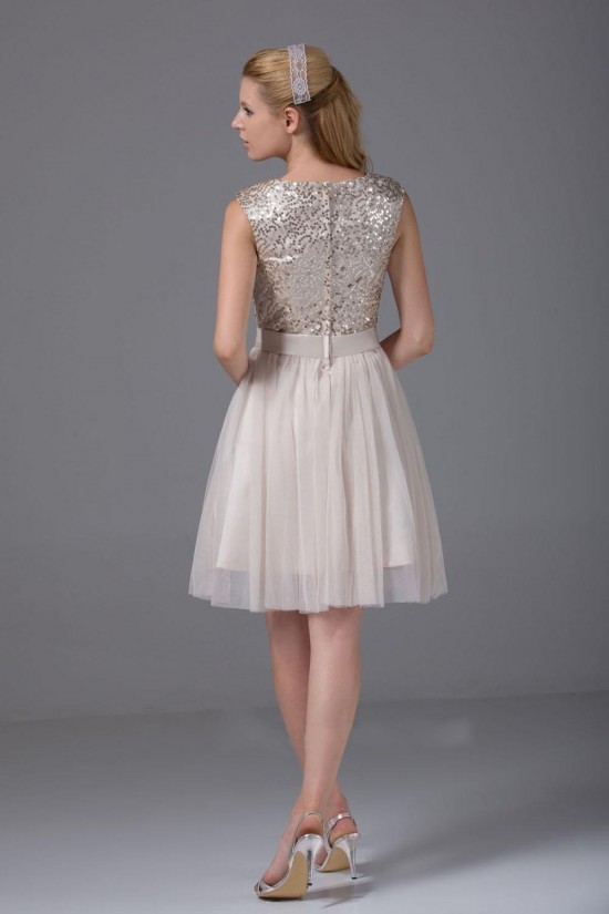 Short Sequin Cocktail Homecoming Prom Evening Dresses ED010790