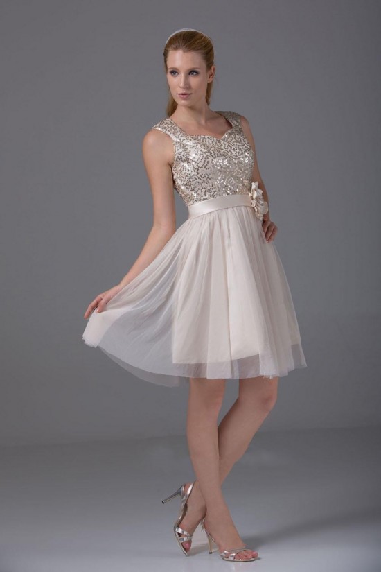 Short Sequin Cocktail Homecoming Prom Evening Dresses ED010790