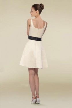 A-Line Bateau Short Prom Evening Bridesmaid Dresses ED010793