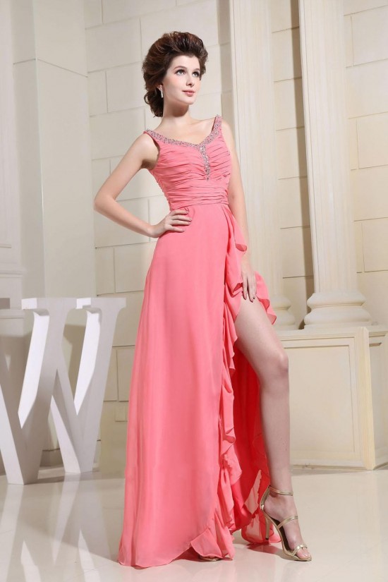 Beaded Long Chiffon Prom Evening Dresses ED010800 Beaded Long Chiffon Prom Evening Dresses ED010800