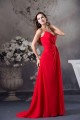 A-Line Spaghetti Strap Long Red Chiffon Beaded Prom Evening Dresses ED010802 A-Line Spaghetti Strap Long Red Chiffon Beaded Prom Evening Dresses ED010802