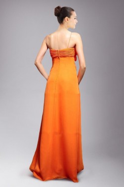 Empire Spaghetti Strap Long Chiffon Prom Evening Dresses Maternity Evening Dresses ED010811