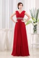 A-Line Beaded Long Red Chiffon Prom Evening Dresses ED010817 A-Line Beaded Long Red Chiffon Prom Evening Dresses ED010817