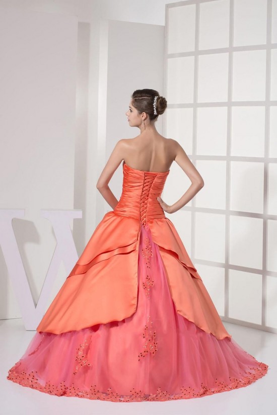 Elegant Sweetheart Beaded Applique Long Prom Evening Dresses ED010818 Elegant Sweetheart Beaded Applique Long Prom Evening Dresses ED010818