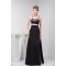 A-Line Spaghetti Strap Long Black Prom Evening Dresses ED010823