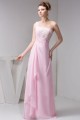 A-Line One-Shoulder Long Pink Chiffon Prom Evening Dresses ED010826 A-Line One-Shoulder Long Pink Chiffon Prom Evening Dresses ED010826