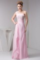A-Line One-Shoulder Long Pink Chiffon Prom Evening Dresses ED010826 A-Line One-Shoulder Long Pink Chiffon Prom Evening Dresses ED010826