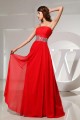 A-Line One-Shoulder Beaded Long Red Chiffon Prom Evening Dresses ED010831 A-Line One-Shoulder Beaded Long Red Chiffon Prom Evening Dresses ED010831