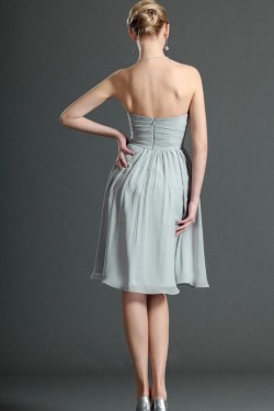 A-Line Sweetheart Short Chiffon Prom Evening Dresses Bridesmaid Dresses ED010832