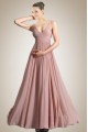 A-Line V-Neck Long Chiffon Prom Evening Dresses ED010835