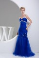 Trumpet/Mermaid Sweetheart Beaded Long Blue Prom Evening Dresses ED010838 Trumpet/Mermaid Sweetheart Beaded Long Blue Prom Evening Dresses ED010838