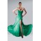 Sheath Sweetheart Long Green Chiffon Prom Evening Formal Dresses ED010853