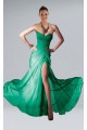 Sheath Sweetheart Long Green Chiffon Prom Evening Formal Dresses ED010853