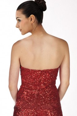 Sexy Red Sequins Prom Evening Formal Dresses ED010854