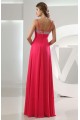 A-Line Spaghetti Strap Beaded Long Chiffon Prom Evening Formal Dresses ED010859