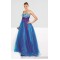 Modest Sweetheart Tulle Floor Length Prom Evening Formal Dresses ED010865