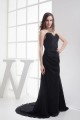 Long Black V-Neck Sweep Train Chiffon Prom Evening Formal Dresses ED010871 Long Black V-Neck Sweep Train Chiffon Prom Evening Formal Dresses ED010871