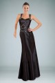 Trumpet/Mermaid Long Black Prom Evening Formal Dresses ED010873