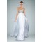A-Line Sweetheart Beaded White Long Chiffon Prom Evening Formal Dresses ED010891