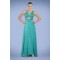 A-Line V-Neck Beaded Long Chiffon Prom Evening Formal Dresses ED010896