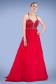A-Line Spaghetti Strap Beaded Red Long Chiffon Prom Evening Formal Dresses ED010897 A-Line Spaghetti Strap Beaded Red Long Chiffon Prom Evening Formal Dresses ED010897