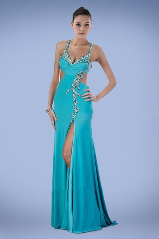 Sexy Beaded Long Chiffon Prom Evening Formal Dresses ED010900 Sexy Beaded Long Chiffon Prom Evening Formal Dresses ED010900