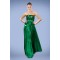 A-Line Strapless Sequins Long Green Prom Evening Formal Dresses ED010903