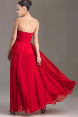 A-Line Sweetheart Beaded Long Chiffon Prom Evening Formal Dresses ED010904