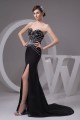 Beaded Sweetheart Split-Front Black Long Chiffon Prom Evening Formal Dresses ED010914 Beaded Sweetheart Split-Front Black Long Chiffon Prom Evening Formal Dresses ED010914