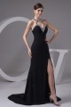 Beaded Sweetheart Split-Front Black Long Chiffon Prom Evening Formal Dresses ED010915 Beaded Sweetheart Split-Front Black Long Chiffon Prom Evening Formal Dresses ED010915