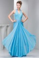 Sheath/Column Halter Beaded Blue Long Chiffon Prom Evening Formal Dresses ED010920 Sheath/Column Halter Beaded Blue Long Chiffon Prom Evening Formal Dresses ED010920
