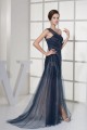 Beaded One-Shoulder Prom Evening Formal Dresses ED010923