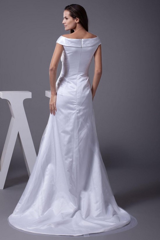 A-Line Off-the-Shoulder Long White Prom Evening Formal Dresses ED010928 A-Line Off-the-Shoulder Long White Prom Evening Formal Dresses ED010928