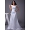 A-Line Off-the-Shoulder Long White Prom Evening Formal Dresses ED010928