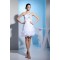 Short White Beaded Prom Evening Formal Dresses ED010937
