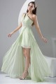 Beaded One-Shoulder Long Chiffon Prom Evening Formal Dresses ED010939