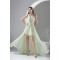 Beaded One-Shoulder Long Chiffon Prom Evening Formal Dresses ED010939