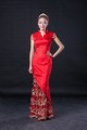 Trumpet/Mermaid Cap Sleeve Long Red Prom Evening Formal Dresses ED010952 Trumpet/Mermaid Cap Sleeve Long Red Prom Evening Formal Dresses ED010952