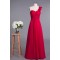 A-Line One-Shoulder Long Chiffon Prom Evening Formal Dresses Bridesmaid Dresses ED010957
