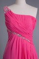 A-Line One-Shoulder Beaded Long Chiffon Prom Evening Formal Dresses ED010960