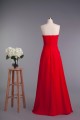 A-Line Strapless Beaded Long Red Chiffon Prom Evening Formal Dresses ED010962 A-Line Strapless Beaded Long Red Chiffon Prom Evening Formal Dresses ED010962