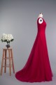 A-Line One-Shoulder Long Tulle Prom Evening Formal Dresses ED010964