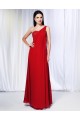 Sheath/Column One-Shoulder Beaded Long Red Chiffon Prom Evening Formal Dresses ED010966 Sheath/Column One-Shoulder Beaded Long Red Chiffon Prom Evening Formal Dresses ED010966