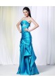 Strapless Long Blue Prom Evening Formal Dresses ED010969