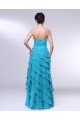 A-Line Strapless Beaded Long Blue Chiffon Prom Evening Formal Dresses ED010974 A-Line Strapless Beaded Long Blue Chiffon Prom Evening Formal Dresses ED010974