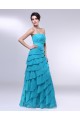 A-Line Strapless Beaded Long Blue Chiffon Prom Evening Formal Dresses ED010974 A-Line Strapless Beaded Long Blue Chiffon Prom Evening Formal Dresses ED010974