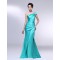 Trumpet/Mermaid One-Shoulder Long Prom Evening Formal Dresses ED010975